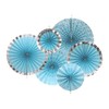 uxcell Hanging Paper Fans Set Round Pattern Paper Garlands Decoration