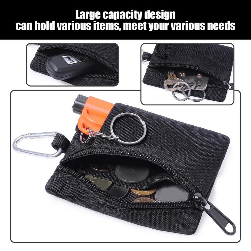 GDFHBD 3 Pieces Outdoor Mini Wallet, Small Men'S Wallet, Tactical