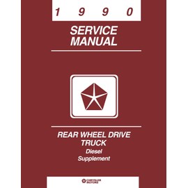 1990 Dodge Truck Cummins 5.9 Diesel Engine Repair Supplement to 1990 Dodge D/W Truck Manual By Detroit Iron