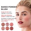 Face Blushes Powder Cheeks Highlight Satin Shimmery Shades Natural Brighten
