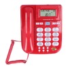 Corded Desktop Phone Wired Fixed Telephone with Big Ringtone Luminous
