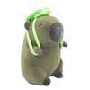 DreamHugs Adorable Capybara Plush Toy with Turtle Backpack, Soft Stuffed