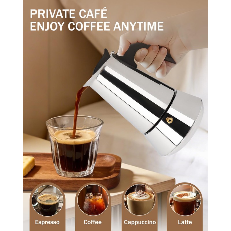 Express Food-Grade Stainless Steel Coffee Maker 12 Cup