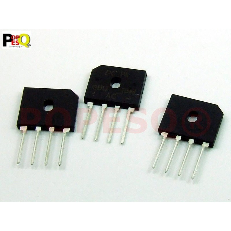 POPESQ® GBU15M Rectifier Bridge 1000V 15A Bridge Rectifier / 3