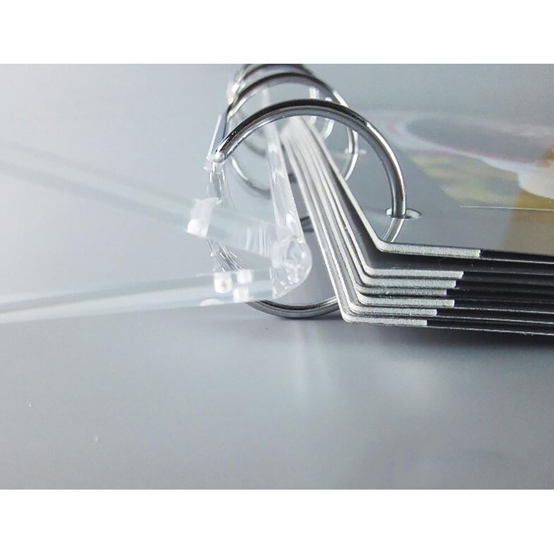 4x6 Flip Clear Slant Back Acrylic Sign Holder,V Type Desktop