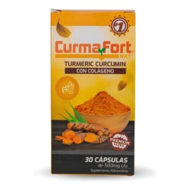 Suplemento En Cápsula Naturaleza Verde Salud Articular Curmafort Con Colágeno Cúrcuma En Caja De 1l 30 Un                                             