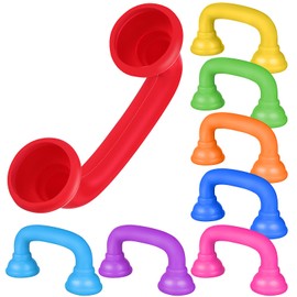 Vaguelly 8Pcs Phones Toy - Plastic Auditory Feedback Phone for Kids, Educational Pronunciation Toys, Speech Therapy Tools, Hear Myself Sound, Party Game Props