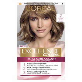 L'Oreal Paris Excellence Creme Hair Colour, Natural Dark Blonde (Number 7)