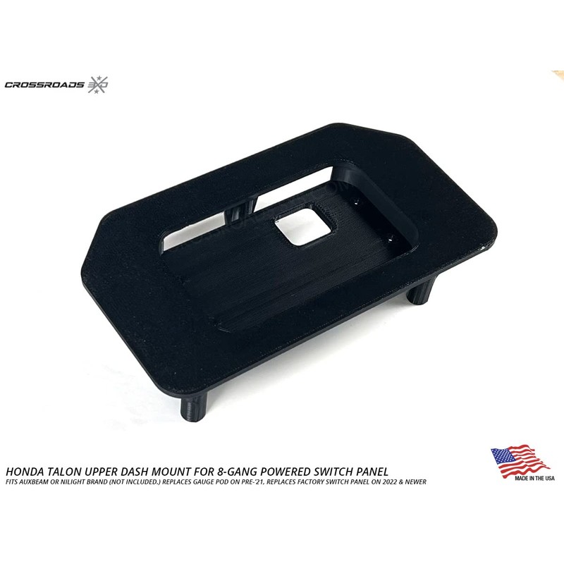 Dash Mount Compatible with Auxbeam 8-Gang Switch Panel and Honda