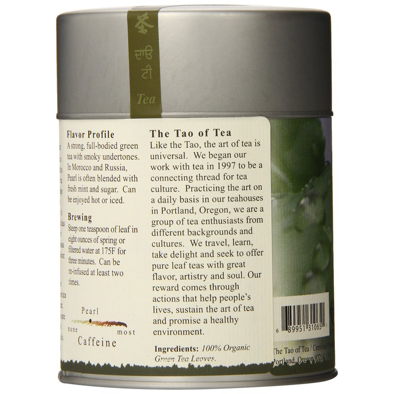 The Tao of Tea, Pearl Green Tea, Loose Leaf, 4.0
