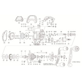 DAIWA Reel Genuine Parts 18 Tanah Sensor 150H Spool Part Number 59 Part Code 129687 00621024129687