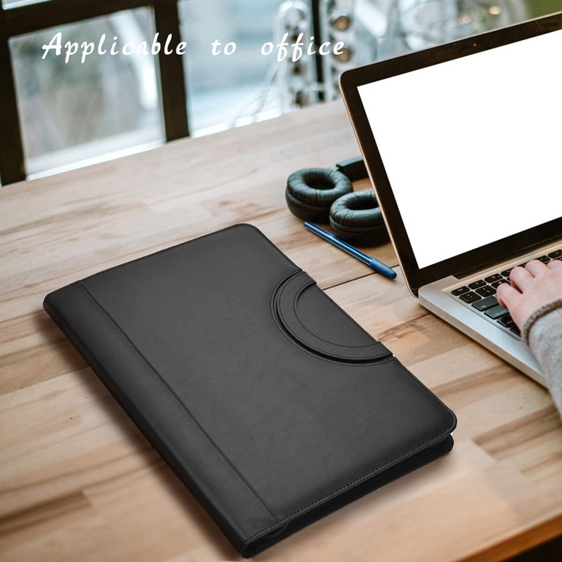 UBAFNOM Padfolio Portfolio Binder – Vegan Leather Business Portfolio Organizer