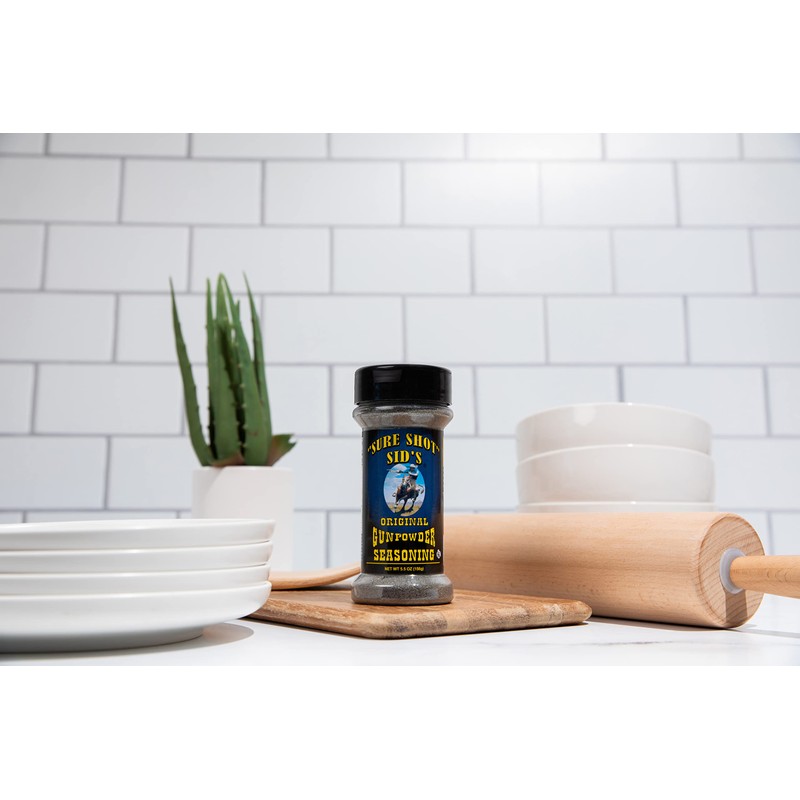 Sure Shot Sid’s Gunpowder Seasoning - Famous Bbq Rub Powder