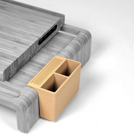 LAYTURE LAY20A Wood Monitor Stand Desk Accessories (Side Holder)