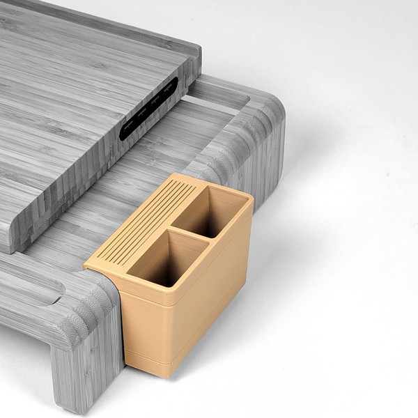 LAYTURE LAY20A Wood Monitor Stand Desk Accessories (Side Holder)