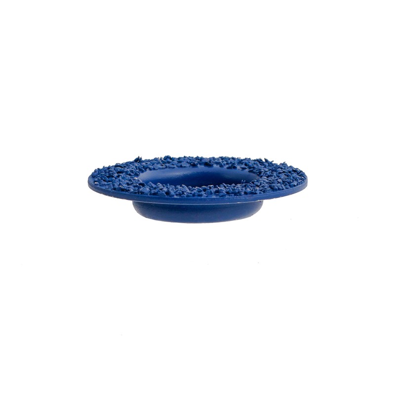 Hoof Boss Blue Medium Coarse Grit Flat Disc - 2"