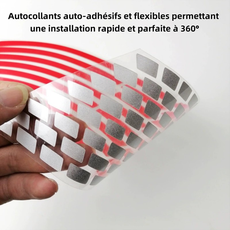 LATRAT Pack of 16 Car Wheel Stickers, Stickers for Wheels