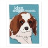 Pop Doggie Cavalier King Charles Spaniel Art - Kiss Snuggle