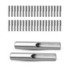 40 Pack 1/8" Invisible Cable Railing Kit Toggle Anchor Angle,