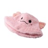 Elallin Bucket Hat Cute Axolotl Fluffy Animal Embroidered Warm Fisherman