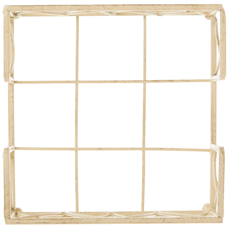 Boston International Cocktail Napkin Caddy, Arch Design in Antique White
