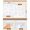 24"x24" Adjustable Ceiling Air Vent Cover – 24-Inch Square/AC/HVAC/Heat Deflector