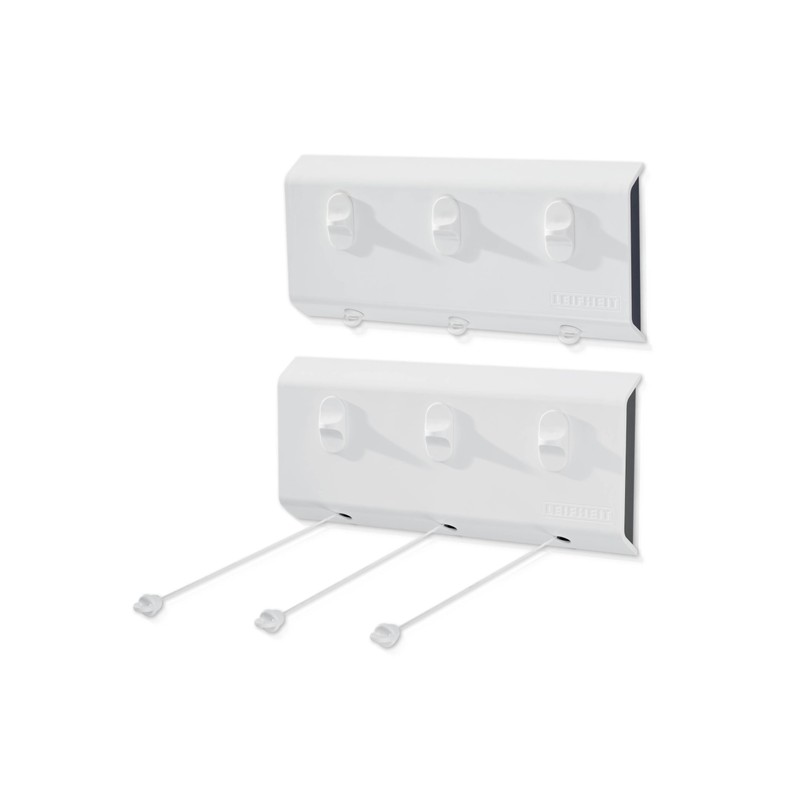 Leifheit Wall Dryer, Rollfix Triple Longline Washing Line, Retractable Clothes