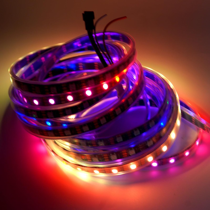 Boarda WS2812B RGB 5050SMD Individually addressable LED Strip Light,5V 5m