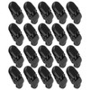 20Pcs Hearing Aid Lanyard Clip Good Fixation Multifunctional Odorless Black