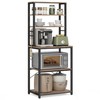 VASAGLE Coffee Bar, Baker’s Rack for Kitchen with Storage, 6-Tier