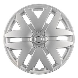 Hubcaps.com - Premium Quality 16 inch Silver Hubcaps / Wheel Covers fits 2004 2005 2006 2007 2008 2009 and 2010 Toyota Sienna, Heavy Duty Construction (Set of 4)