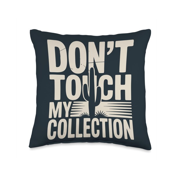 Cactus Collector Cactus Collection Throw Pillow