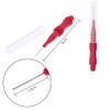 Interdental Brush Red 0.7mm 10 Pieces Braces Brush Toothpick Tooth