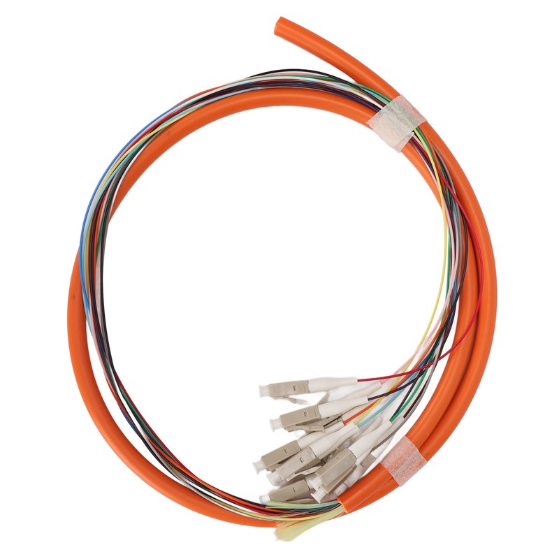 Fiber Pigtail 12 Strand Multimode Stable Fiber Pigtail Cable for