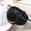 Mens Male Digital Back Light Round Waterproof Sport Watch Wristwatch