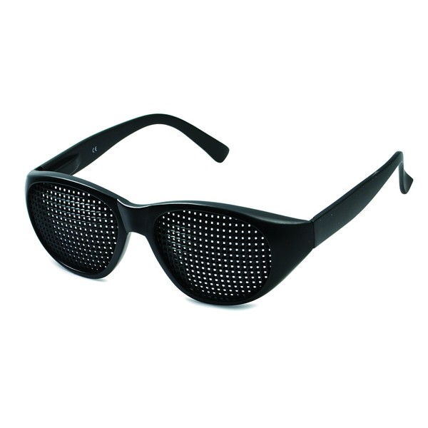 VANLO Rasterbrille 415-JGP quadratischer Raster, schwarz