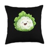 Iceberg Lettuce Funny Throw Pillow