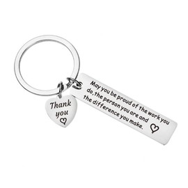 Farewell Going Away Gift for Coworker Colleague Appreciation Gifts for Teacher Employee Boss Co-worker Leaving Thank You Gifts May You be Proud of The Work You Do Keychain