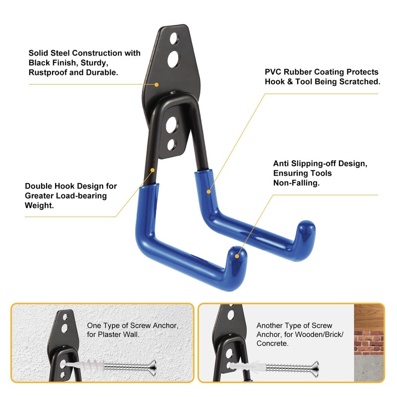 ZexHok Garage Hook Heavy Duty Wall Storage Hangers, 28 Pack