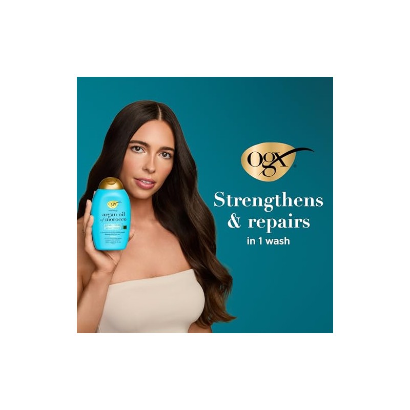 OGX, Acondicionador Renovador de Aceite de Argán, 385 ml