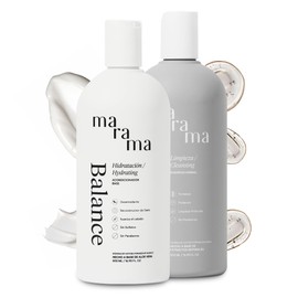 MARAMA  Clarity Kit  Shampoo sin Parabenos  Aloe Acondicionador sin Parabenos  Tratamiento para Cabello Maltratado - Aloe Vera  Anti Frizz Cabello