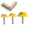 BIGP Set of 3 45 Degree Gluing Milling Cutter Miter