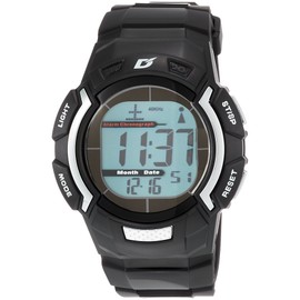 [アリアス] 腕時計 電波ソーラー デジタル Dash 防水 多機能 バックライト付き ウレタンベルト AD06519RCSOL5 メンズ ブラック