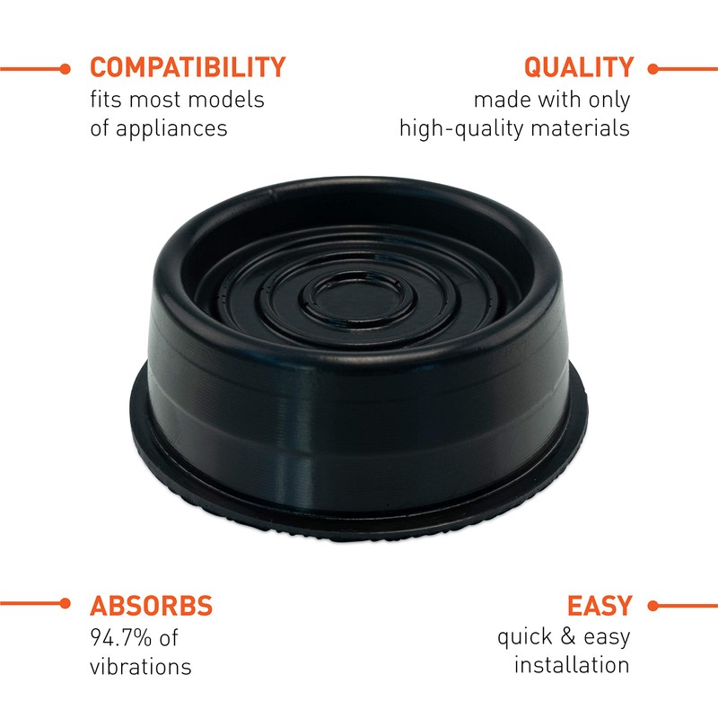 Silent Feet - Anti-Vibration Pads for Washing Machines and Dryers