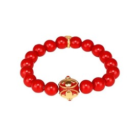 BuDhaGirl Primrose Scarlet Bracelet - Red
