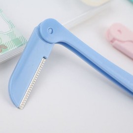 3-Pack Portable Foldable Eyebrow Trimmer for Beauty, Travel, Makeup, and Daily Use Camping 2ea