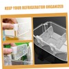 Gadpiparty 40Pcs Adjustable Clear Fridge Divider Set Durable Organizers for