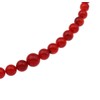 Treasure Bay Charming 4-9mm Natural Red Coral womens Beaded Necklace