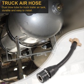 Ahvqevn Truck Air Tank Air Intake Connector Connection Pipe Truck Air Pipe Dust Blow Pipe for Truck Trailer Air Tank