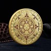 Mexico Mayan Aztec Sun Stone Calendar Gold Coin rophecy Culture